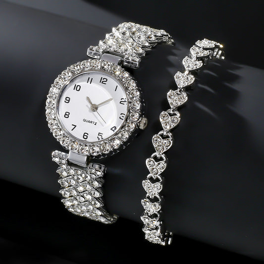 Luxury 2-Piece Women’s Watch & Bracelet Set