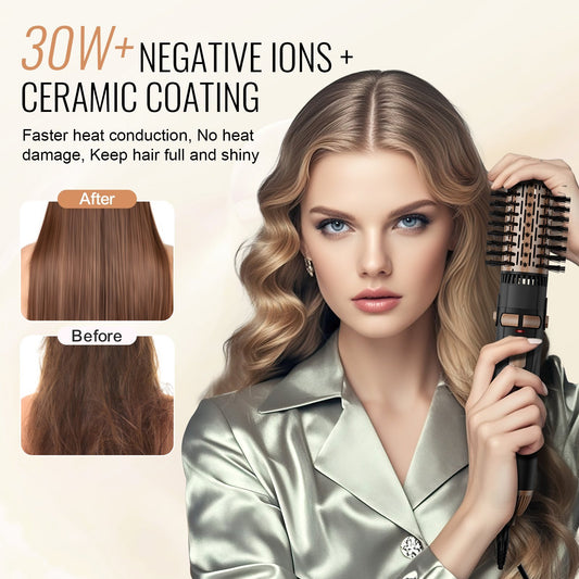 3 in 1 rotating styling brush