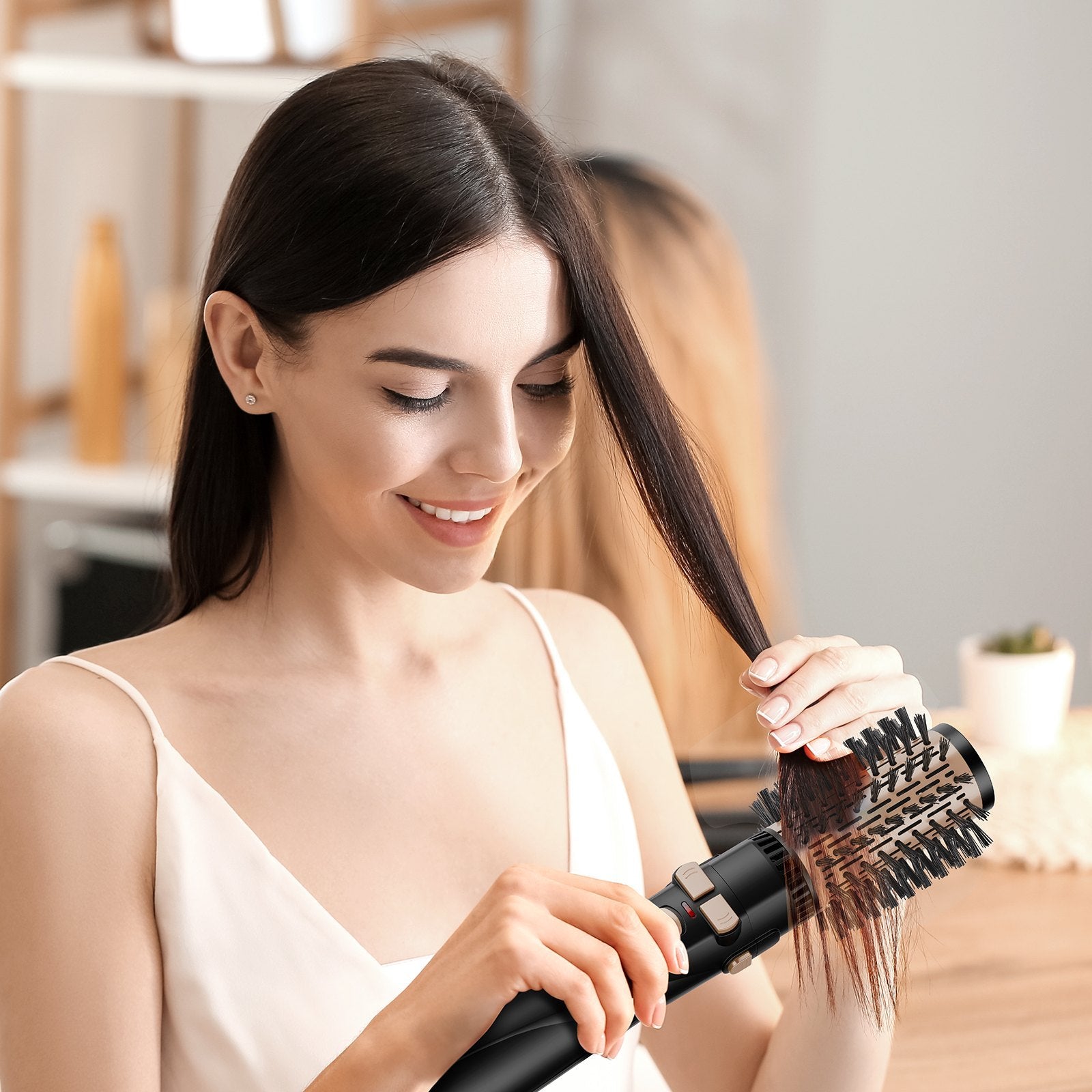 3 in 1 rotating styling brush