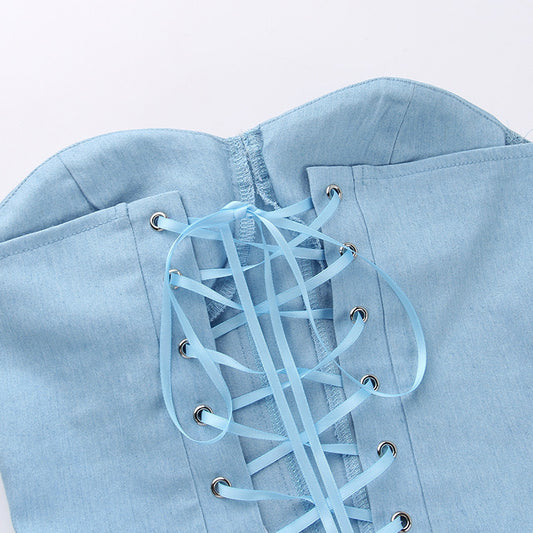 Cropped in Corset Style