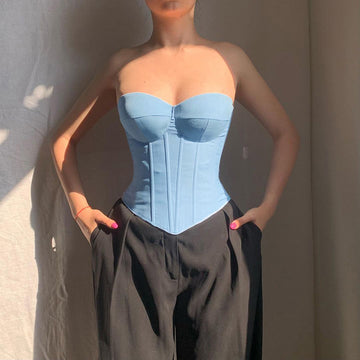 Cropped in Corset Style