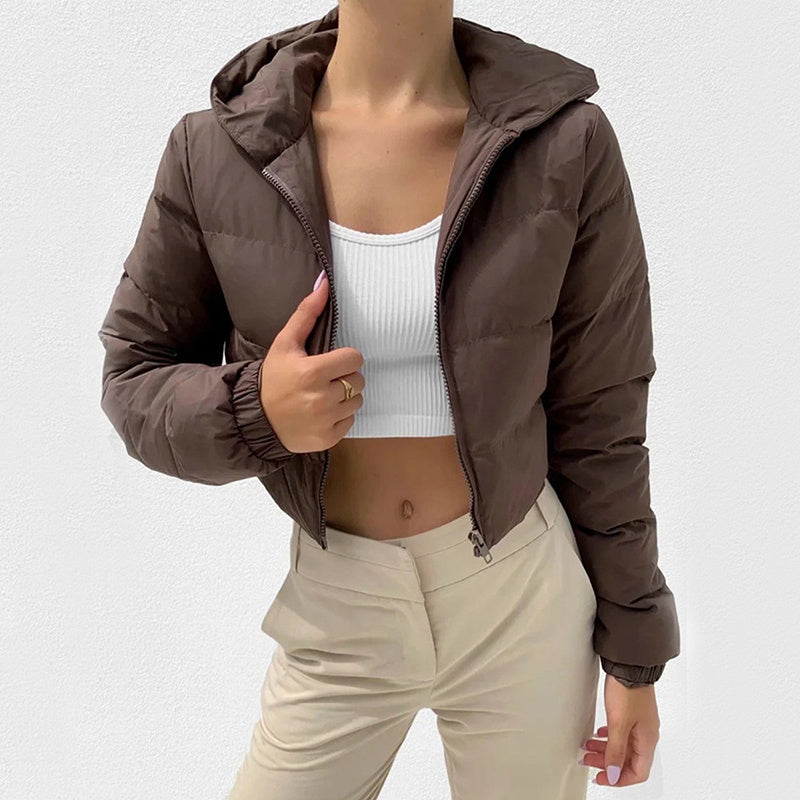 Hooded Jacket with Zipper