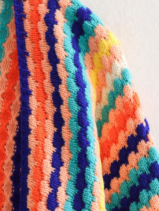 Women's Rainbow Cardigan