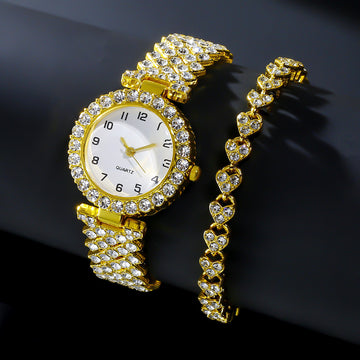 Luxury 2-Piece Women’s Watch & Bracelet Set