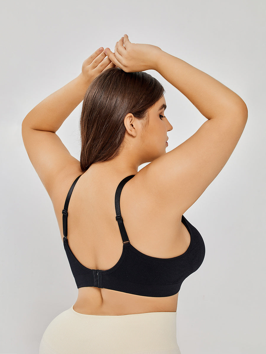 Seamless Cotton Stretch Bra