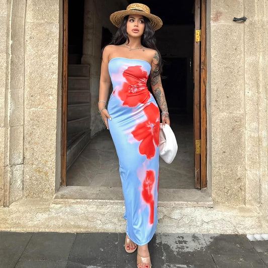 Elegance Split Long Dress
