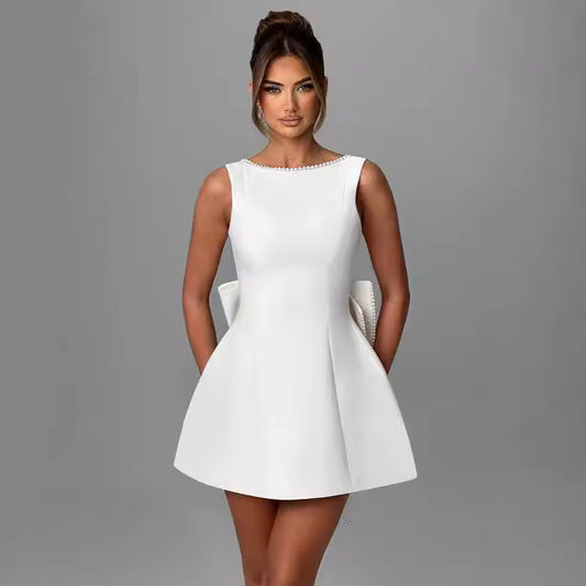 Pearl Bow Dress