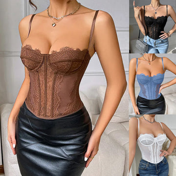 Slim Fit Lace Tank Corset