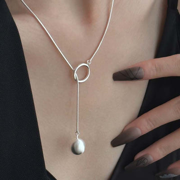 Round Ball Long Necklace