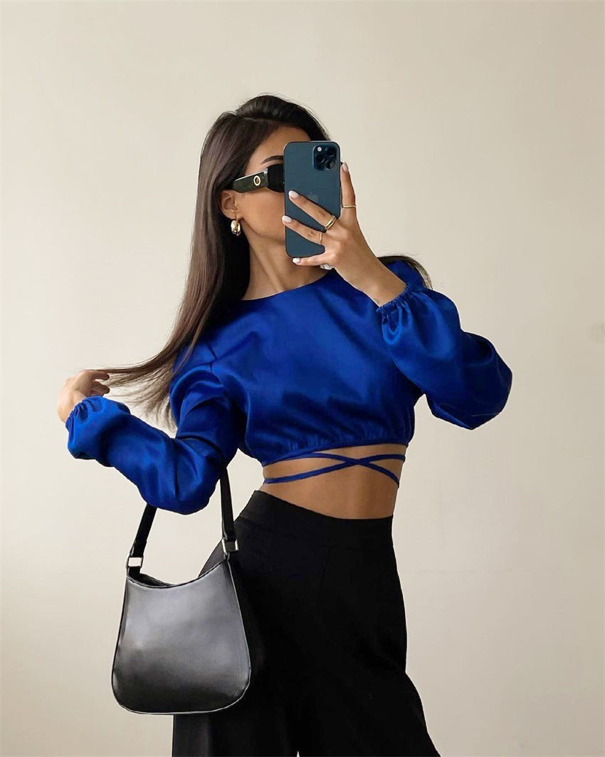 New design long sleeve blouses
