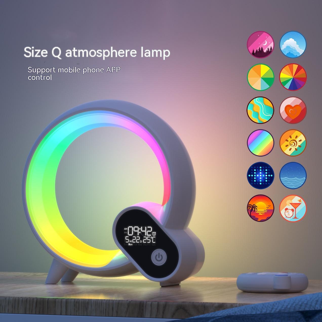 Smart Alarm Clock with Colorful Light and Bluetooth