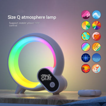 Smart Alarm Clock with Colorful Light and Bluetooth